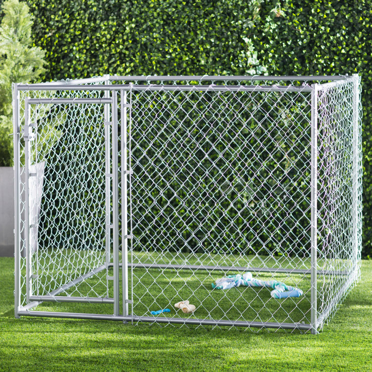 Archie & Oscar™ Abigail Steel Yard Kennel & Reviews Wayfair